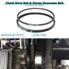 10L0L Golf Cart DS Tune Up Kit W/Clutch Drive Belt &Generator Belt fit 1992-2004 Club Car DS Gas Models with FE290,FE350 Kawasaki Motor, Incl. Air & Oil Fuel Filters Spark Plug,OEM 1025582, 101916701 view 4