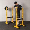 Adjustable Squat Barbell Rack, Heavy Dumbbell Rack -12 Height Adjustable, Home Sports Fitness Training Equipment, Load 200 Kg view 3