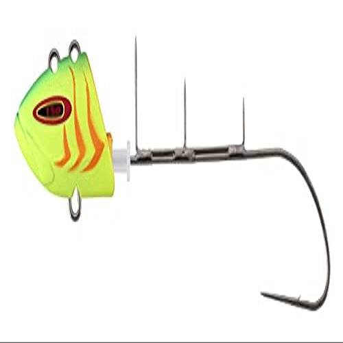 JACKALL Anchovy Dragon Tenya 30 Replacement Hook, Bright Yellow