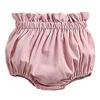 Baby Girls Boy Cotton Shorts Newborn Solid Floral Ruffle Shorts Bloomers Skirt Basic Elastic Waistband Loose Bottoms (2-3 Years,Ruffle-Pink,2 Years,3 Years) view 1