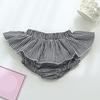 Baby Girls Boy Cotton Shorts Newborn Solid Floral Ruffle Shorts Bloomers Skirt Basic Elastic Waistband Loose Bottoms (2-3 Years,Plaid,2 Years,3 Years) view 2
