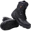 hongrenamz Men's Hiking Boots Lightweight Waterproof High Top Casual Camping Outdoor Walking Lace Up Anti-Slip Trail Running Boots Trekking Shoes Black-EU39/US7 view 3