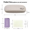 LRZCGB Hard Shell Eveglasses Case,Glasses Sunglasses Case Box Protector Linene Fabrics Case (Beige) view 2