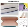 LRZCGB Hard Shell Eveglasses Case,Glasses Sunglasses Case Box Protector Linene Fabrics Case (Beige) view 3