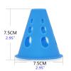 Agility Training Cone Windproof Plastic Sports Cone, 7.5cm/3in Roller Skating Football Training Cone, Indoor and Outdoor Agility Training for Children view 3