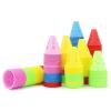 Agility Training Cone 50 Pieces of Plastic Sports Cones, Football Roller Skating Wind Agility Cone, Kindergarten Activity Cone (Color : 50pcs) view 1