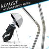 G4Free Golf Bag Umbrella for Club Protection Flex Silver Umbrella (Silver) view 3