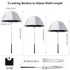 G4Free Golf Bag Umbrella for Club Protection Flex Silver Umbrella (Silver) view 4