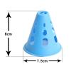Agility Training Cone Soft Plastic Training Cone, Children's Football Roller Skating Agility Training Cone, Multifunctional Auxiliary Marking Cone (Color : Red, Size : 40pcs) view 3