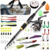 High Carbon Lure Fishing Rod Reel Set, Bait Trout Rod Reel Lure A Full Set of Fishing Equipment, Fishing Tools with Fishing Gear Bag, Surf Fishing, Sea Bass Rod, Carp Rod 1.8m-2.7m ZYHYD view 3