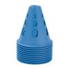 Agility Training Cone Plastic Sports Training Traffic Cones, Children's Football Roller Skating Training Agility Cone (Color : Blue, Size : 100pcs) view 1