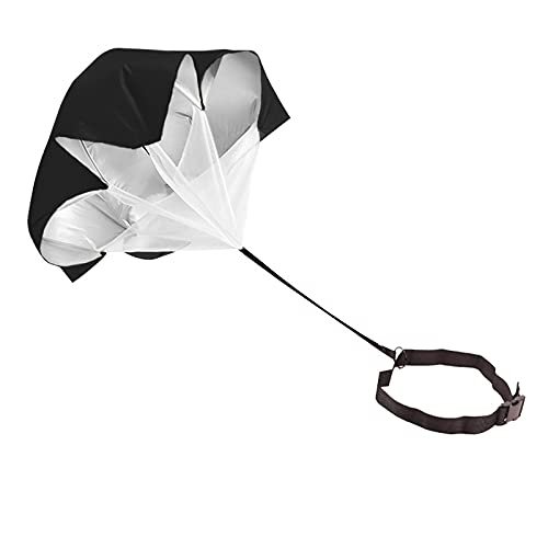 Resistance Parachute 57in Resistance Parachute, Unisex Speed Resistance Training Parachute Equipment, with Adjustable Belt Resistance Training Tool