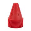 Agility Training Cone Soft Plastic Training Cone, Children's Football Roller Skating Agility Training Cone, Multifunctional Auxiliary Marking Cone (Color : Red, Size : 50pcs) view 2