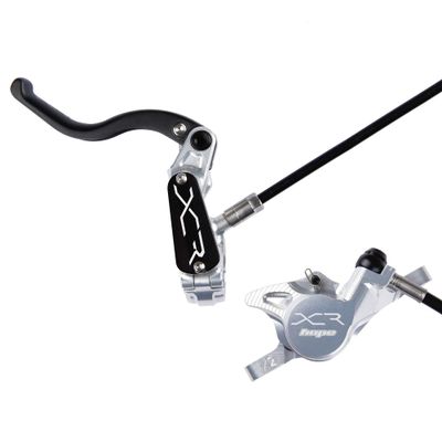 HOPE XCR Pro X2 Disc Brake and Lever Set - Right Silver