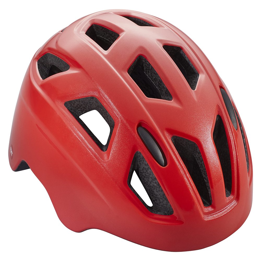 Schwinn Chroma ERT Kids Bike Helmet for Boys & Girls Ages 3 to 5, Small Can Fit Head Circumference 48-54 cm, 10 Vents, Removeable Padding, Adjustable Fit, Red