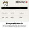 Schwinn Halcyon ERT Bike Helmet for Youth Boys Girls, Ages 8 to 14, Can Fit Head Circumference 54-58 cm, 19 Vents, Removeable Visor, Adjustable Fit, Medium Silver view 2