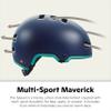 Schwinn Sequel ERT Bike Helmet for Adult Men Women Ages 14 and Up, Can Fit Head Circumference 58-61 cm, 12 Vents, Removeable Padding, Adjustable Fit, Large Navy view 4