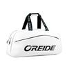 UNISTRENGH Badminton Racket Bag Tennis Equipment Duffle Bag for Men and Women Portable Sports Backpack Racket Tote (White) view 1