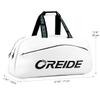 UNISTRENGH Badminton Racket Bag Tennis Equipment Duffle Bag for Men and Women Portable Sports Backpack Racket Tote (White) view 2