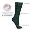 WEEDKEYCAT Black Watch Plaid Warm Socks Casual Stocking Insulated Cold Weather For Men And Women view 3