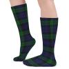 WEEDKEYCAT Black Watch Plaid Warm Socks Casual Stocking Insulated Cold Weather For Men And Women view 4