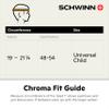 Schwinn Chroma ERT Kids Bike Helmet for Boys & Girls Ages 3 to 5, Small Can Fit Head Circumference 48-54 cm, 10 Vents, Removeable Padding, Adjustable Fit, Black view 2