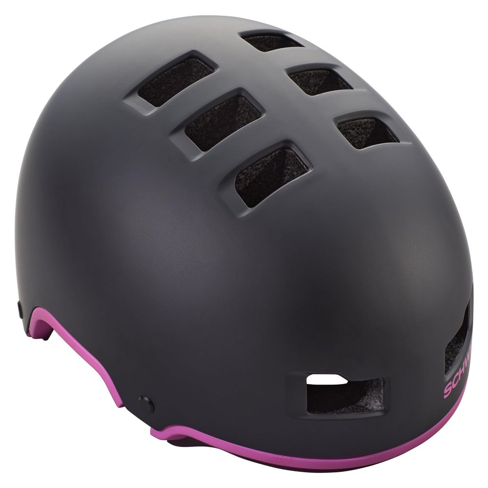 Schwinn Sequel ERT Bike Helmet for Adult Men Women Ages 14 and Up, Can Fit Head Circumference 58-61 cm, 12 Vents, Removeable Padding, Adjustable Fit, Large Black Pink