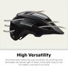 Schwinn Yahara ERT Bike Helmet for Adult Men Women Ages 14 and Up, Can Fit Head Circumference 58-62 cm, 14 Vents, Removable Visor, Adjustable Fit, Large Graphite view 4