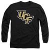 University of Central Florida UCF UCF Knights Official Distressed Primary Logo Unisex Adult Long-Sleeve T Shirt,Black, Medium view 1