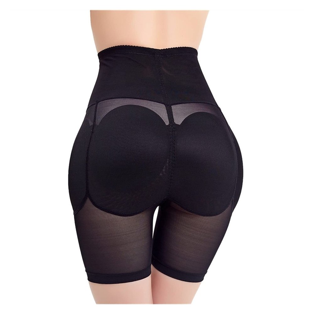 XMSM Parturient High Waist Shapewear Short Panties Body Shaper Tummy Control Hip Enhancer Seamless Underwear (Color : Black, Size : 4X-Large)