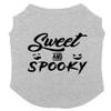 Sweet & Spooky - Halloween Adorable Dog Shirt (Light Gray, 2X-Large) view 1