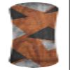 Snowboard Wrap 362 - Wood Geometric Shapes Snowboard Graphic Decal - Includes Application Squeegee - 14 inch x 65 inch fits Most Snowboards - view 1