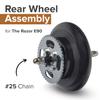 AlveyTech Chain Drive Rear Wheel for Razor E90 Accelerator, E100 (Versions 5+), E125 (Versions 6+), E150 (All Versions), and E175 (All Versions) Electric Scooter view 2