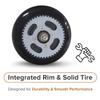 AlveyTech Chain Drive Rear Wheel for Razor E90 Accelerator, E100 (Versions 5+), E125 (Versions 6+), E150 (All Versions), and E175 (All Versions) Electric Scooter view 4