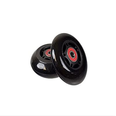 AlveyTech 76 mm Wheels for the Razor FlashRider 360 and RipRider 360 (Set of 2) - Durable Black Wheel with Black Hub with ABEC Bearings, Replacement Drift Kart and Scooter Wheel Parts, DIY Install