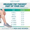 Calf Compression Sleeves for Men and Women - Footless Compression Socks for Runners, Shin Splints, Varicose Vein & Calf Pain Relief - Leg Brace for Running, Cycling, Travel - X-Large, Nude view 2
