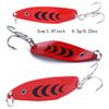 LURESMEOW Fishing Spoons Lures for Bass Trout Pike Walleye,Hard Metal Spoons Lures Kit for Freshwater Saltwater,Casting Fishing Lures Blade Baits,Fishing Spoons Blade Swimbait view 4