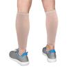 Calf Compression Sleeves for Men and Women - Footless Compression Socks for Runners, Shin Splints, Varicose Vein & Calf Pain Relief - Leg Brace for Running, Cycling, Travel - Large, Nude view 1