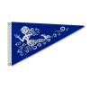 AGAS Mermaid Bow Pennant - 10 x 15 inch - Printed 200D Nylon - Solid Brass Eyelets Canvas Heading - Vivid Colors Fade Proof - Bow Flags. view 1