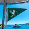AGAS Seahorse Bow Pennant - 10 x 15 inch - Printed 200D Nylon - Solid Brass Eyelets Canvas Heading - Vivid Colors Fade Proof - Bow Flags. view 2