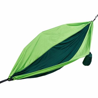 Black Mountain Products Parachute Camping Hammock with Nautical Grade Tree Ropes - Green/Small