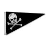 AGAS Pirate Bow Pennant - 10 x 15 inch - Printed 200D Nylon - Solid Brass Eyelets Canvas Heading - Vivid Colors Fade Proof - Bow Flags. view 1