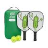 Big Dill Pickleball Infinity Pickleball Paddles Set of 2 USAPA Approved Pickleball Paddle Set | 2 Fiberglass Paddles with Covers, 2 Outdoor Pickleball Balls & Bag for Pickle Ball Paddle Set view 1