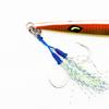 Jigs R Us Mobster Orange Glow-250g Rigged with Top and Bottom Dual Assist Hooks. view 4