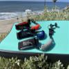 Tribe Bodyboarding QD (Quick Detach) Bicep Leash (Black/Green, S) view 2