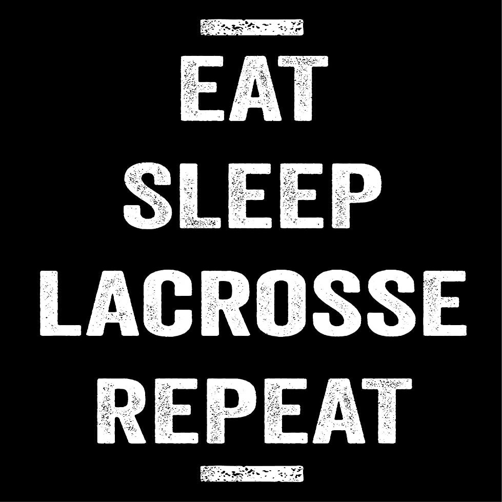 Damdekoli Eat Sleep Lacrosse Poster (Poster - 36 x 60 Inches)
