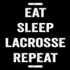 Damdekoli Eat Sleep Lacrosse Poster (Poster - 36 x 60 Inches) view 1