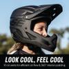 Mongoose Title Full Face Helmet, Medium, Durable ABS Shell, Chin Guard, Full Coverage Padding, Vents for Airflow, Pivoting Visor, Goggle Strap Channel, BMX and Mountain Bike Helmet for Adult or Teen view 4