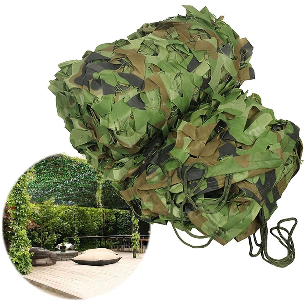 BcofoA Outdoor Camouflage nets, Military Camping Sunscreen Camo Netting, Outdoor Theme Activities Decoration, Blinds can be Customized. (Size : 1.5Mx6M(4.9ftx19.7ft))