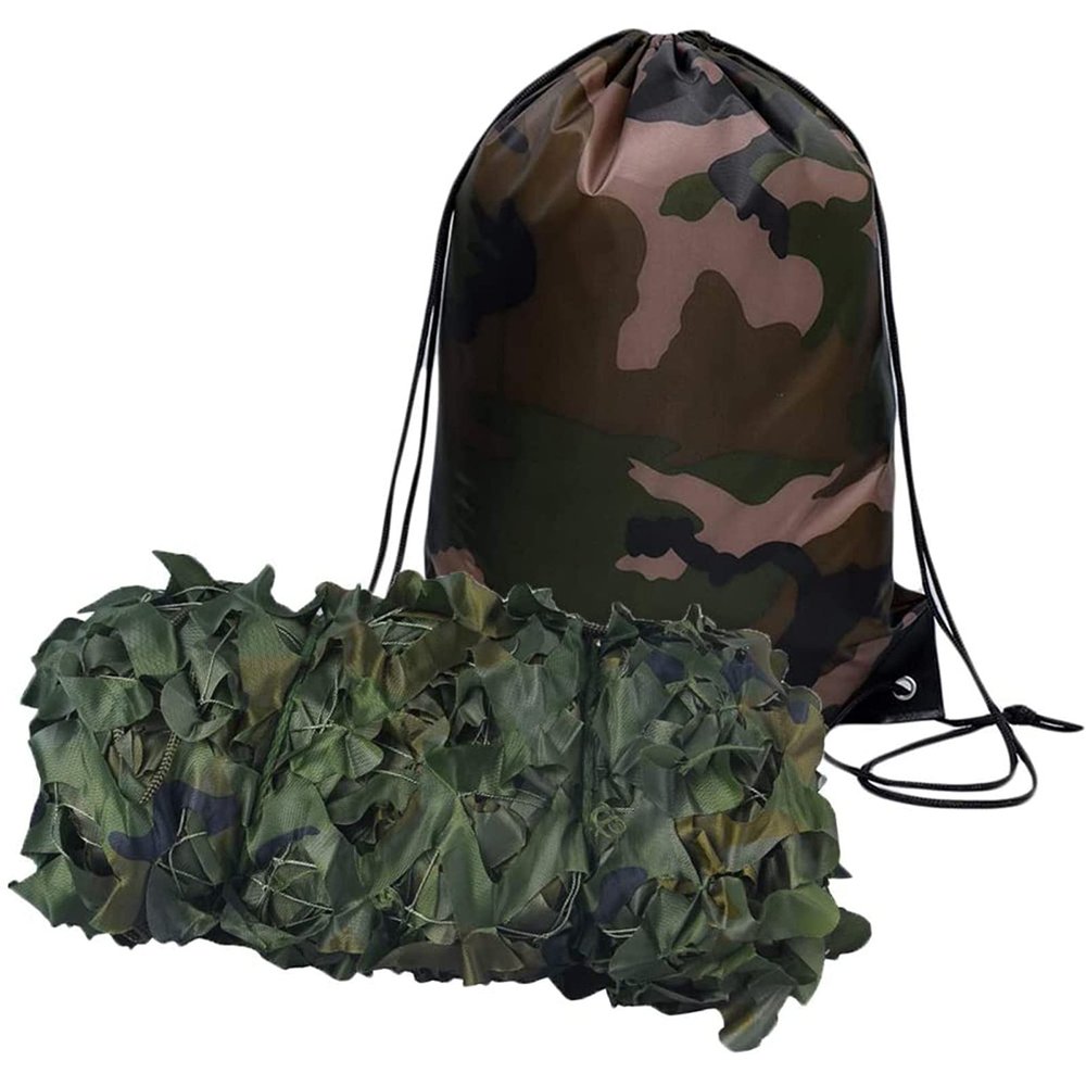 BcofoA Jungle Camouflage net, Outdoor Sunscreen Camo Netting, Camping Hunting, Theme Activity Decoration, Size can be Customized. (Size : 1.5Mx9M(4.9ftx29.5ft))